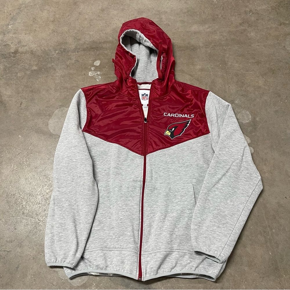 Arizona Cardinals NFL Red and Gray Hoodie